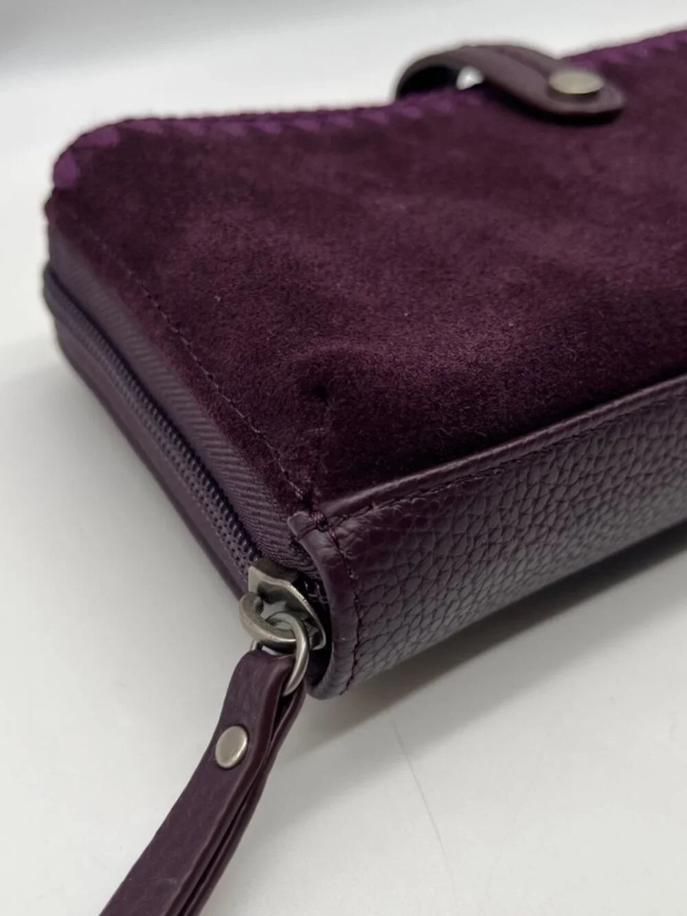 The Sak Iris Large Purple Leather Crossbody Bag